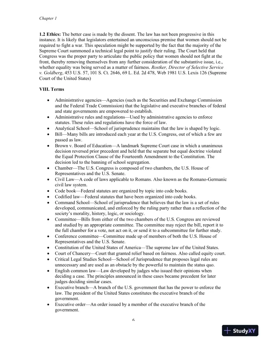 Class Notes for Business Law, 8th Edition, page 7