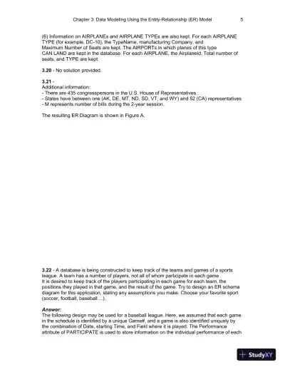 Solution Manual for Fundamentals of Database Systems , 7th Edition - Page 11 preview image