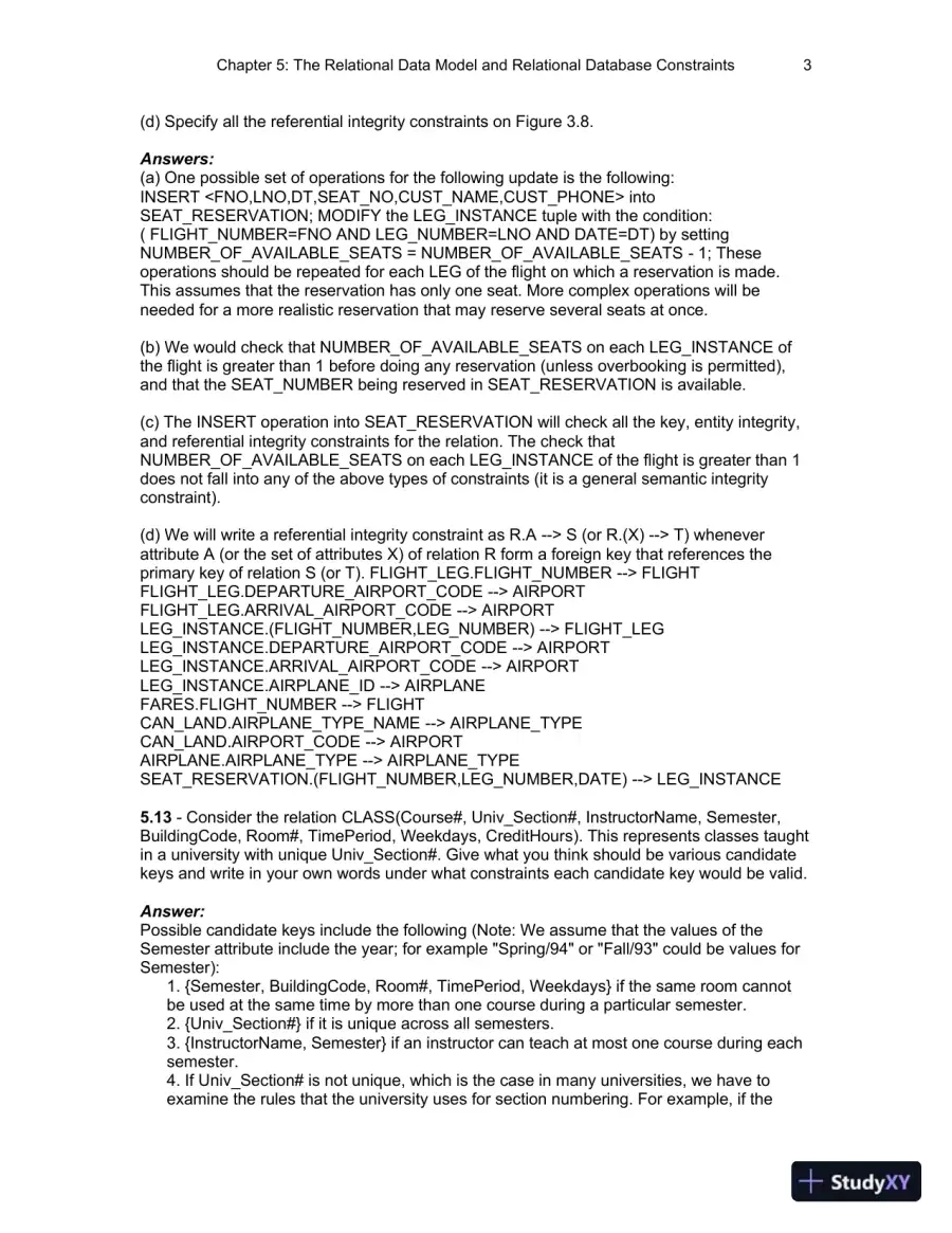 Solution Manual for Fundamentals of Database Systems , 7th Edition, page 28