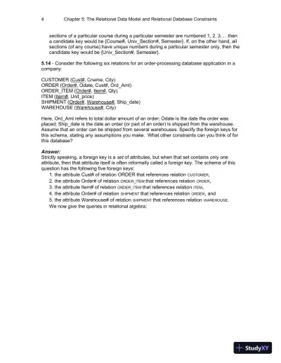 Solution Manual for Fundamentals of Database Systems , 7th Edition - Page 29 preview image