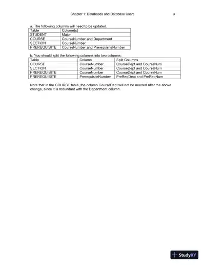 Solution Manual for Fundamentals of Database Systems , 7th Edition - Page 4 preview image