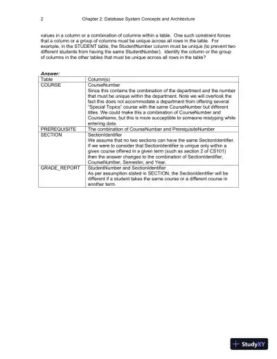 Solution Manual for Fundamentals of Database Systems , 7th Edition - Page 6 preview image