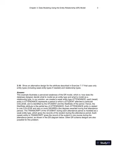 Solution Manual for Fundamentals of Database Systems , 7th Edition - Page 9 preview image