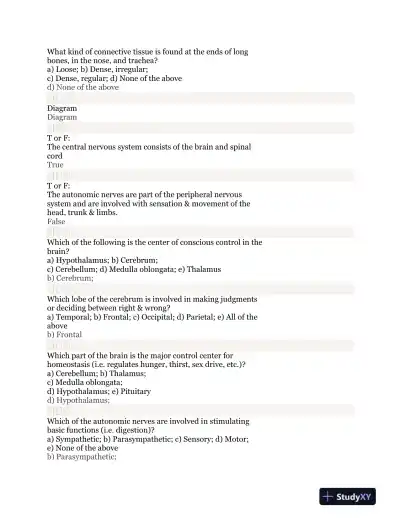 Human Body Systems and Physiological Processes: A Comprehensive Review - Page 3 preview image