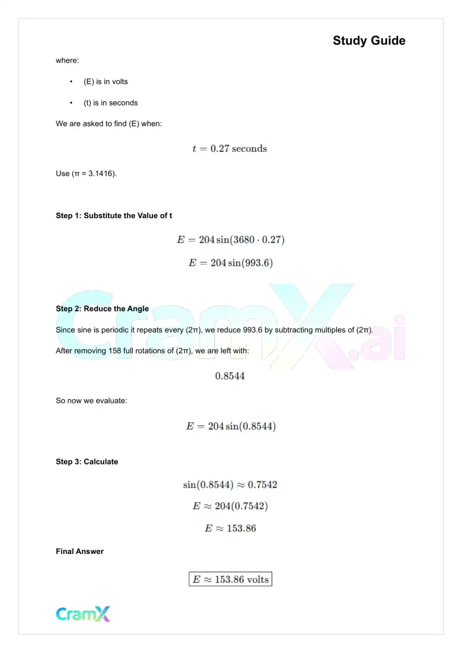 Trigonometry - Additional Topic, page 2