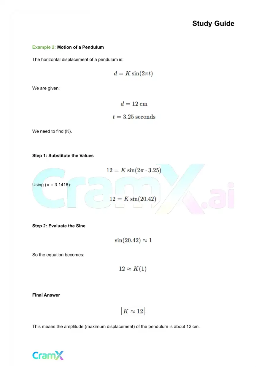 Trigonometry - Additional Topic, page 3