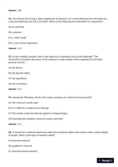 Test Bank For Understanding Nutrition 1st Edition Test Bank - Page 14 preview image