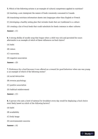 Test Bank For Understanding Nutrition 1st Edition Test Bank - Page 3 preview image