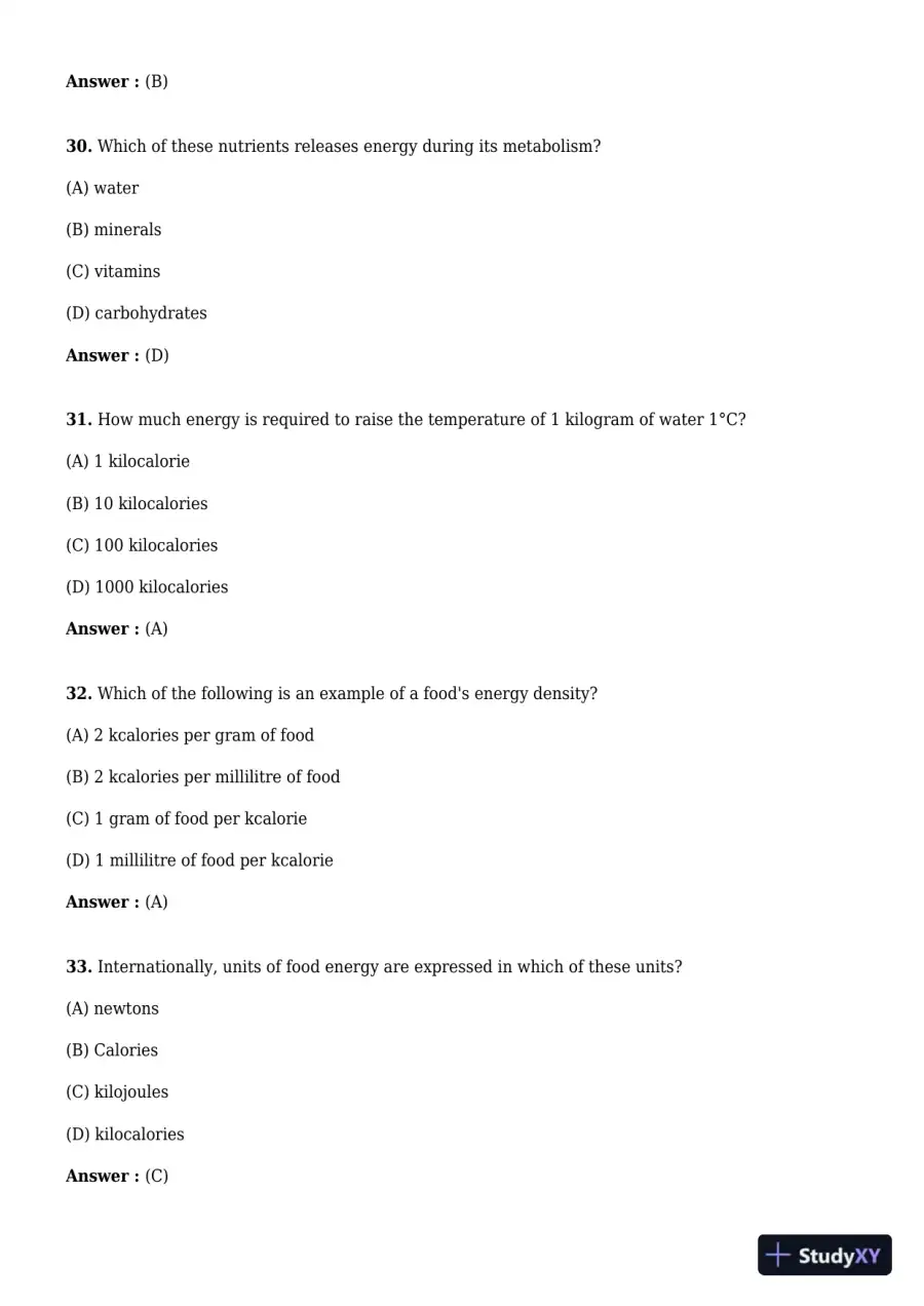 Test Bank For Understanding Nutrition 1st Edition Test Bank, page 9