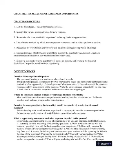 Canadian Entrepreneurship And Small Business Management, 9th Edition Solution Manual - Page 13 preview image