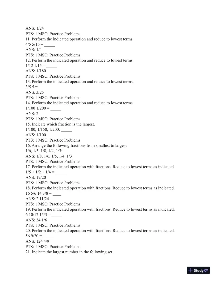 Test Bank for Henke's Med-Math: Dosage Calculation, Preparation, and Administration, 9th Edition (Chapters 1-10), page 3