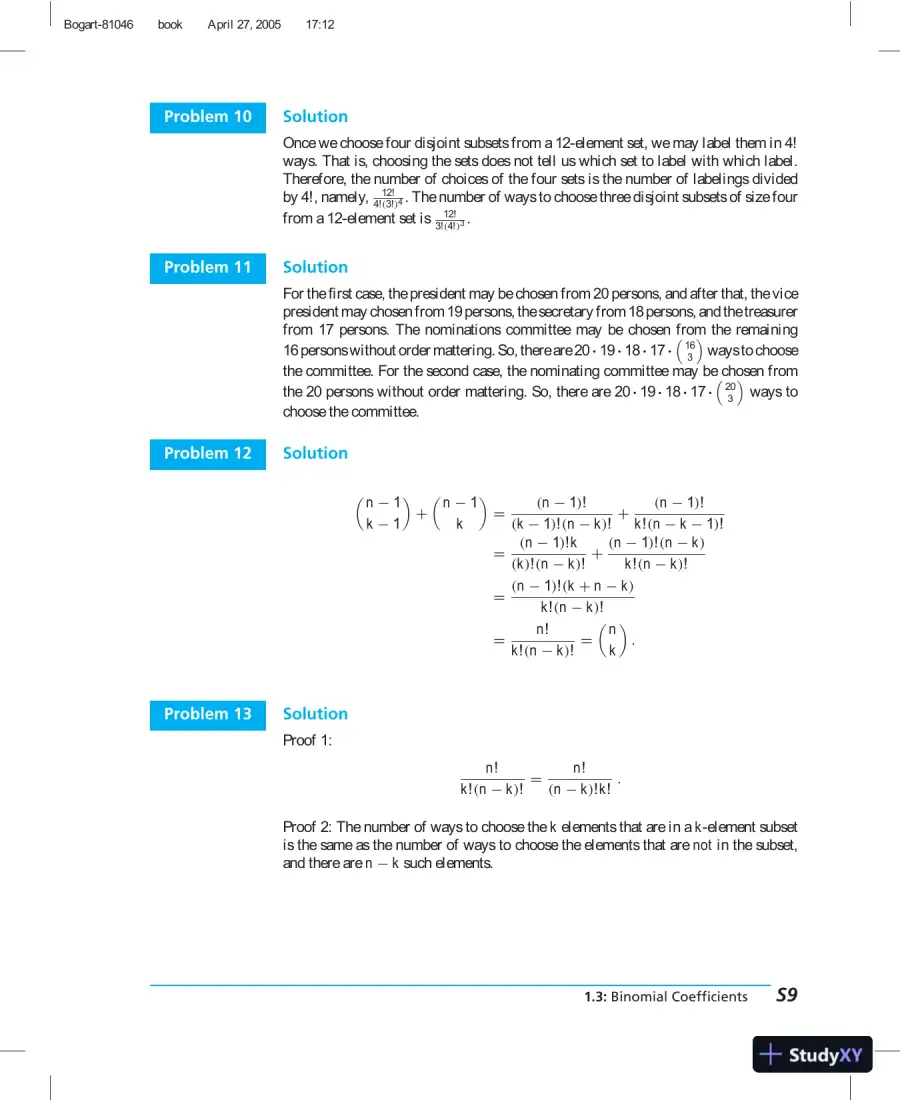 Solution Manual for Discrete Mathematics for Computer Scientists, 1st Edition, page 10