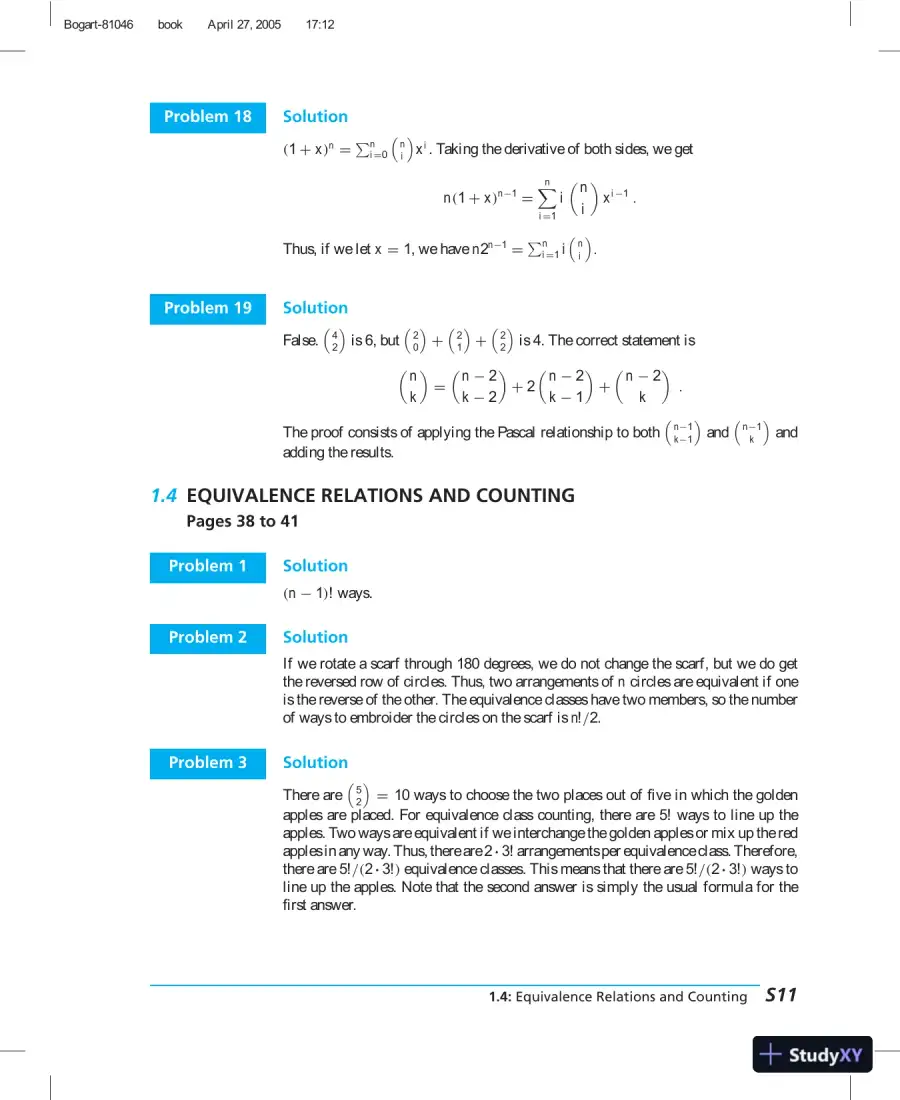 Solution Manual for Discrete Mathematics for Computer Scientists, 1st Edition, page 12