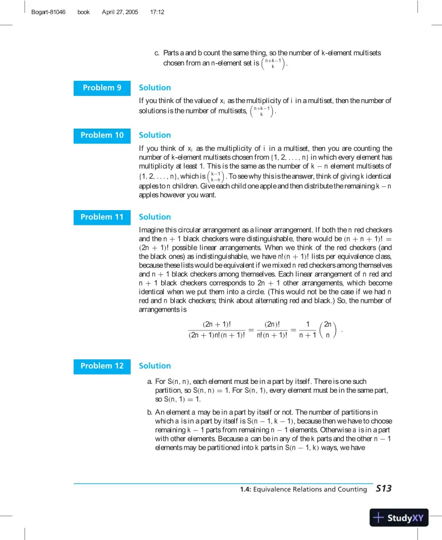 Solution Manual for Discrete Mathematics for Computer Scientists, 1st Edition, page 14