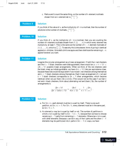 Solution Manual for Discrete Mathematics for Computer Scientists, 1st Edition - Page 14 preview image
