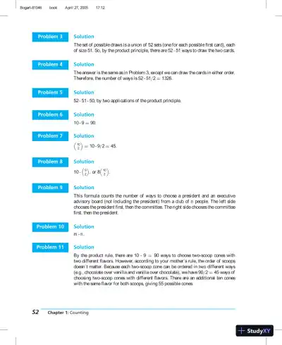 Solution Manual for Discrete Mathematics for Computer Scientists, 1st Edition - Page 3 preview image