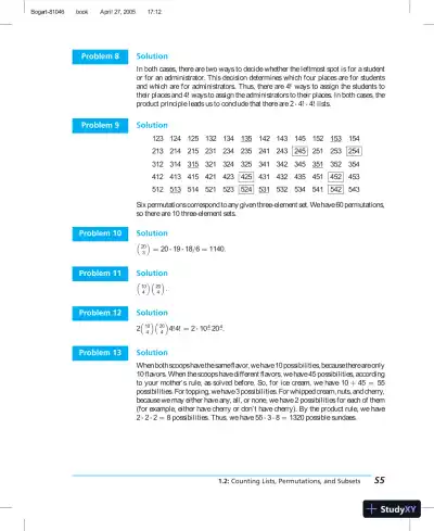 Solution Manual for Discrete Mathematics for Computer Scientists, 1st Edition - Page 6 preview image