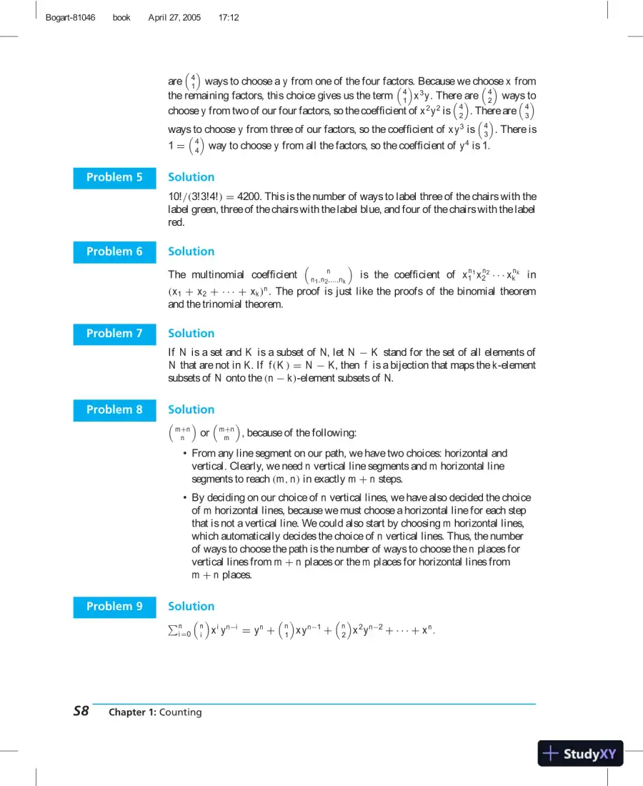 Solution Manual for Discrete Mathematics for Computer Scientists, 1st Edition, page 9