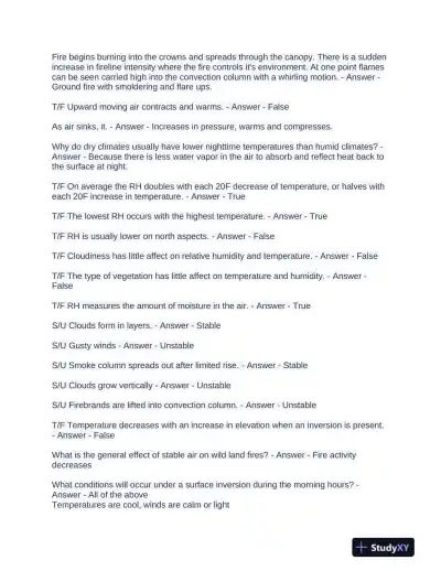 2024 S-290 Environmental science Final Exam With Answers (90 Solved Questions) - Page 3 preview image