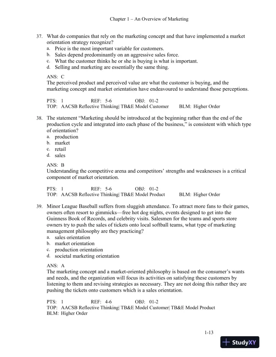 MKTG 2, Second Canadian Edition Test Bank, page 16