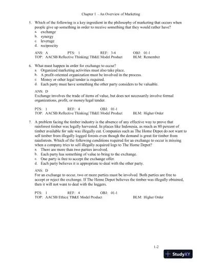 MKTG 2, Second Canadian Edition Test Bank - Page 5 preview image