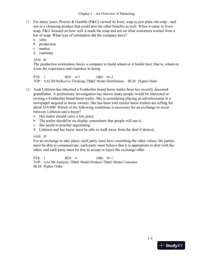 MKTG 2, Second Canadian Edition Test Bank - Page 7 preview image