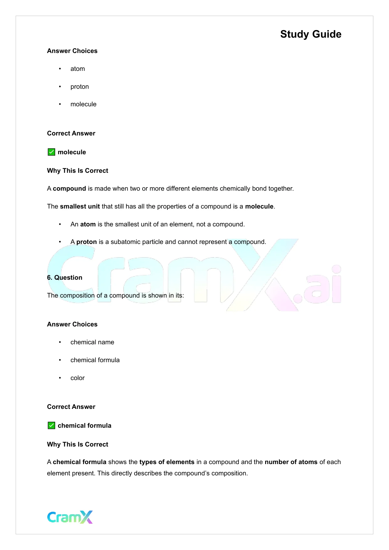 Chemistry - Atoms - Page 7 preview image