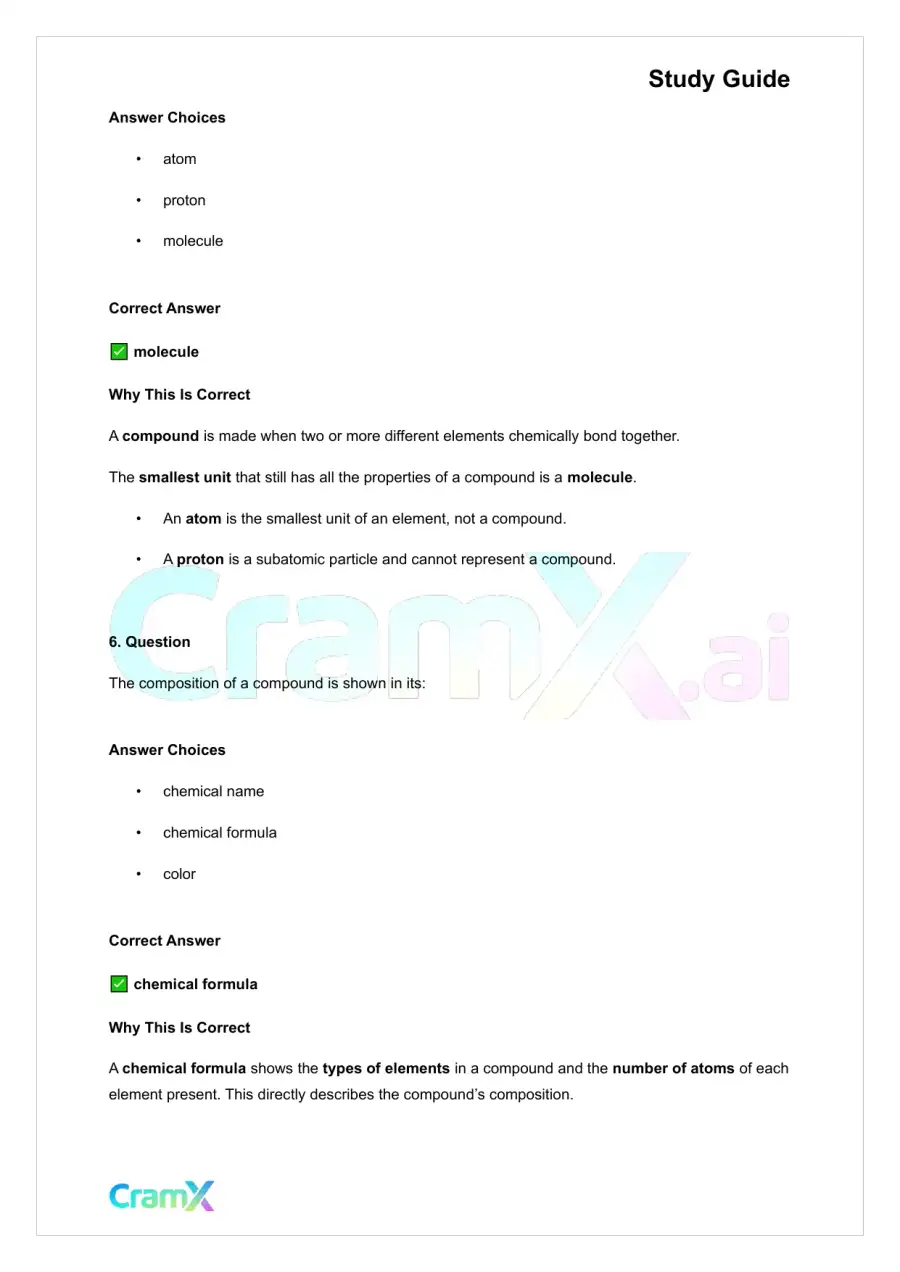 Chemistry - Atoms, page 7