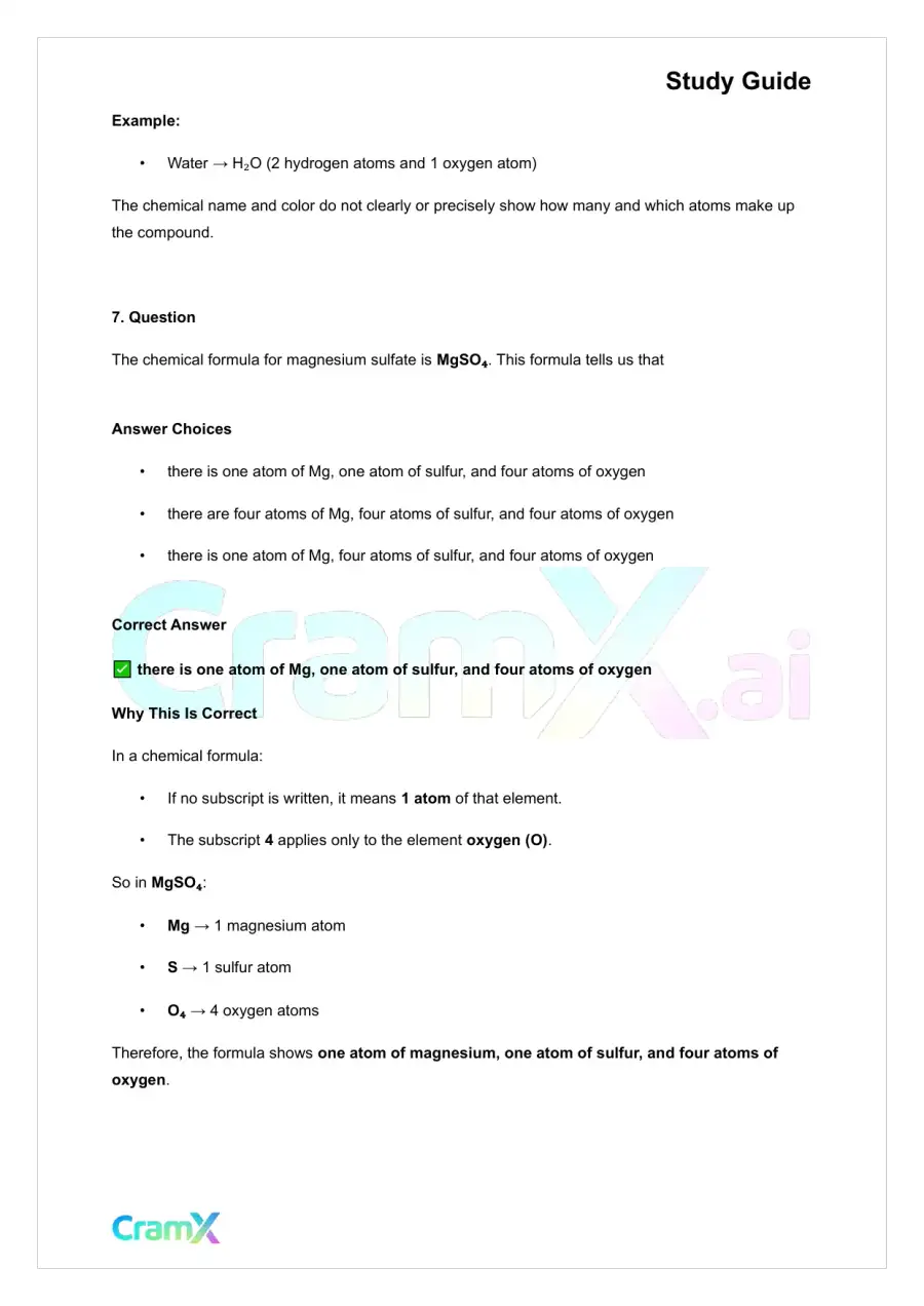 Chemistry - Atoms, page 8