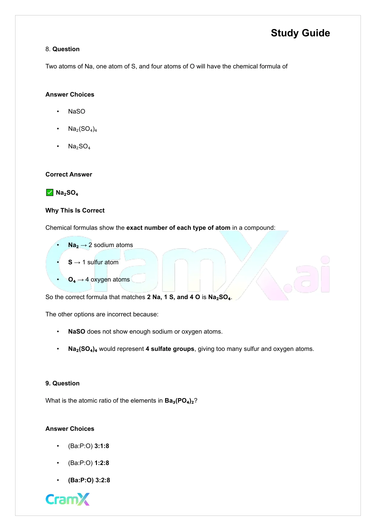Chemistry - Atoms - Page 9 preview image