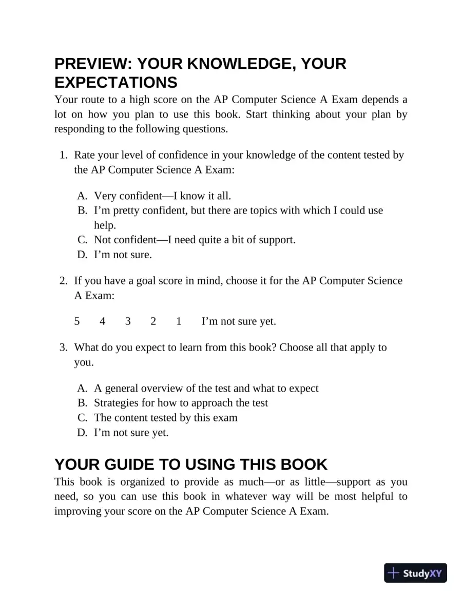 Princeton Review AP Computer Science A Prep, 2023: 4 Practice Tests + Complete Content Review (2022), page 19