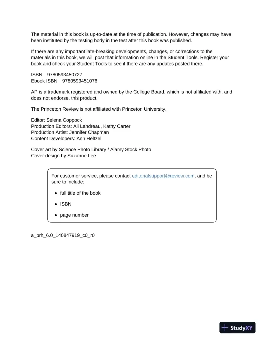 Princeton Review AP Computer Science A Prep, 2023: 4 Practice Tests + Complete Content Review (2022), page 5