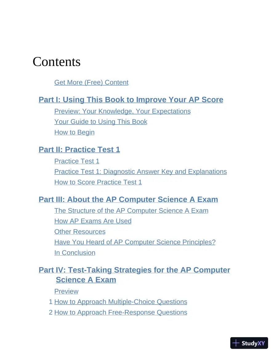 Princeton Review AP Computer Science A Prep, 2023: 4 Practice Tests + Complete Content Review (2022), page 7