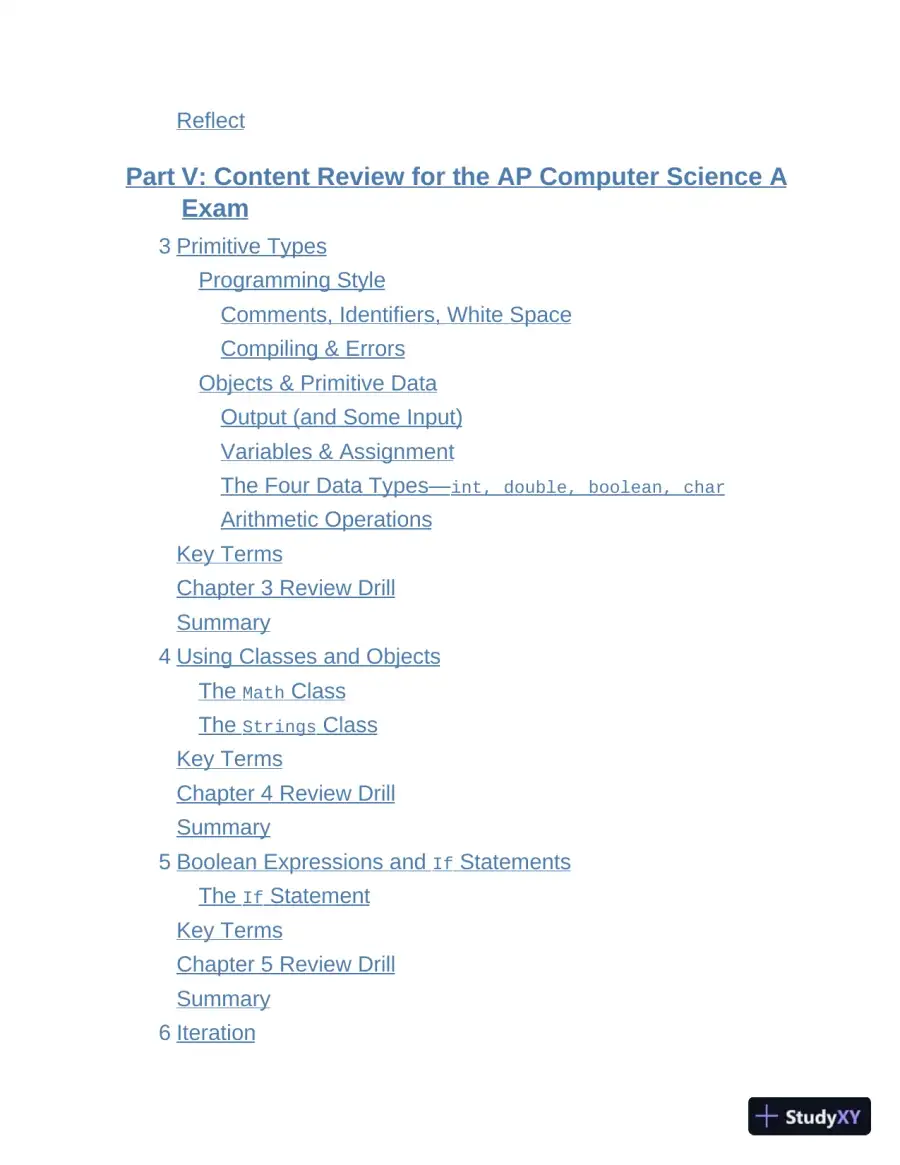 Princeton Review AP Computer Science A Prep, 2023: 4 Practice Tests + Complete Content Review (2022), page 8