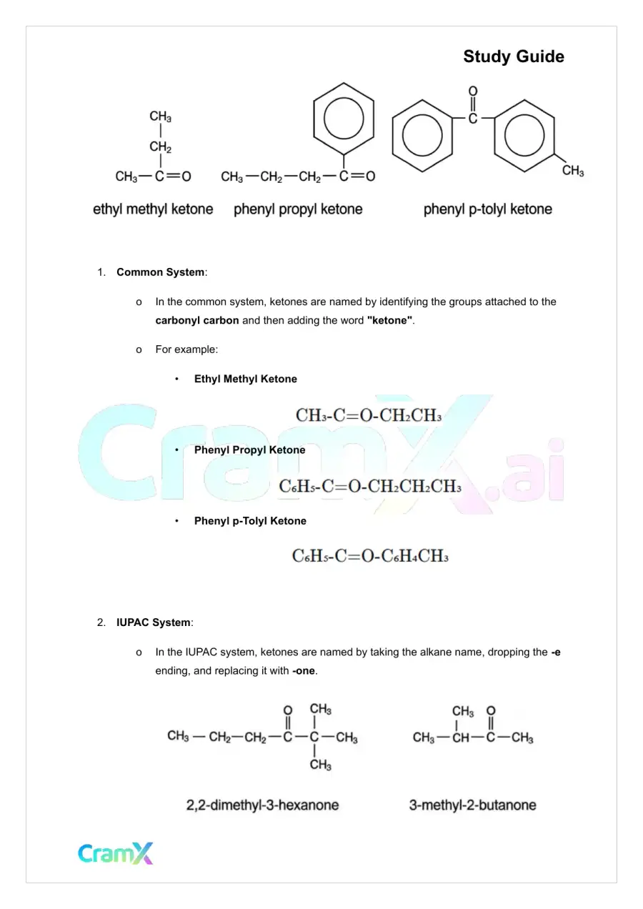 Organic Chemistry II - Aldehydes and Ketones, page 2