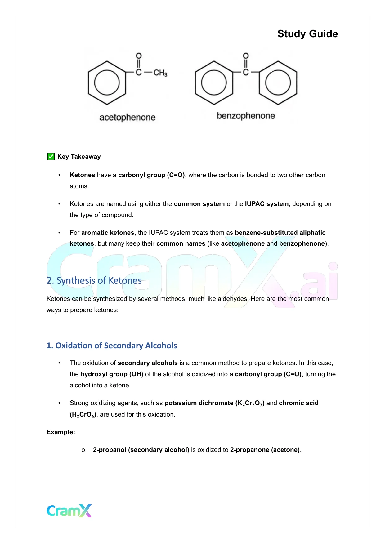 Organic Chemistry II - Aldehydes and Ketones - Page 4 preview image