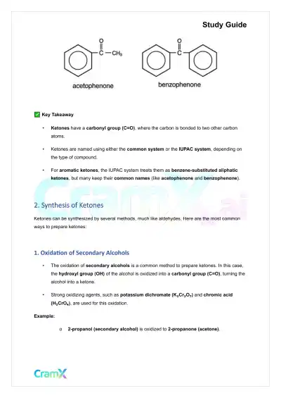 Organic Chemistry II - Aldehydes and Ketones - Page 4 preview image