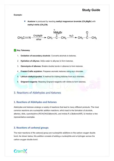 Organic Chemistry II - Aldehydes and Ketones - Page 7 preview image