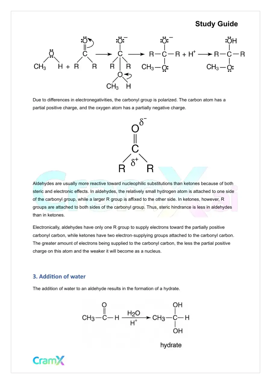 Organic Chemistry II - Aldehydes and Ketones, page 8