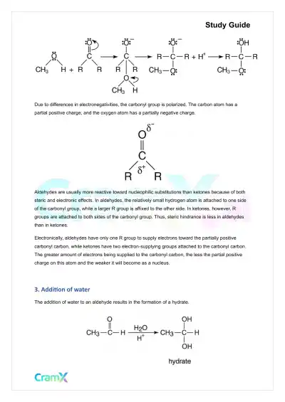 Organic Chemistry II - Aldehydes and Ketones - Page 8 preview image