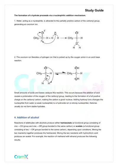 Organic Chemistry II - Aldehydes and Ketones - Page 9 preview image