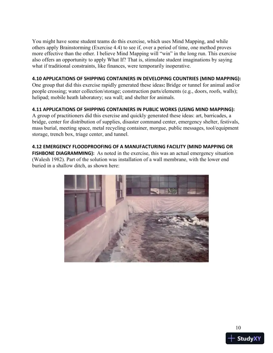 Solution Manual for Introduction to Creativity and Innovation for Engineers, 1st Edition, page 11