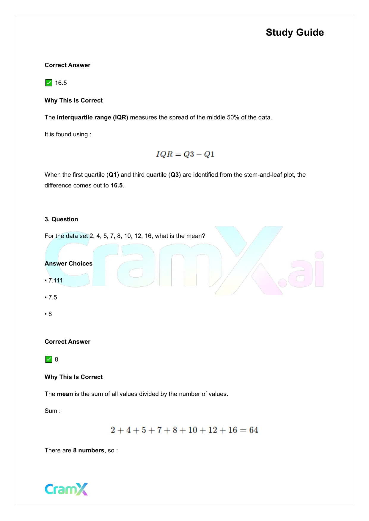 Statistics - Cummulative Reviews - Page 2 preview image