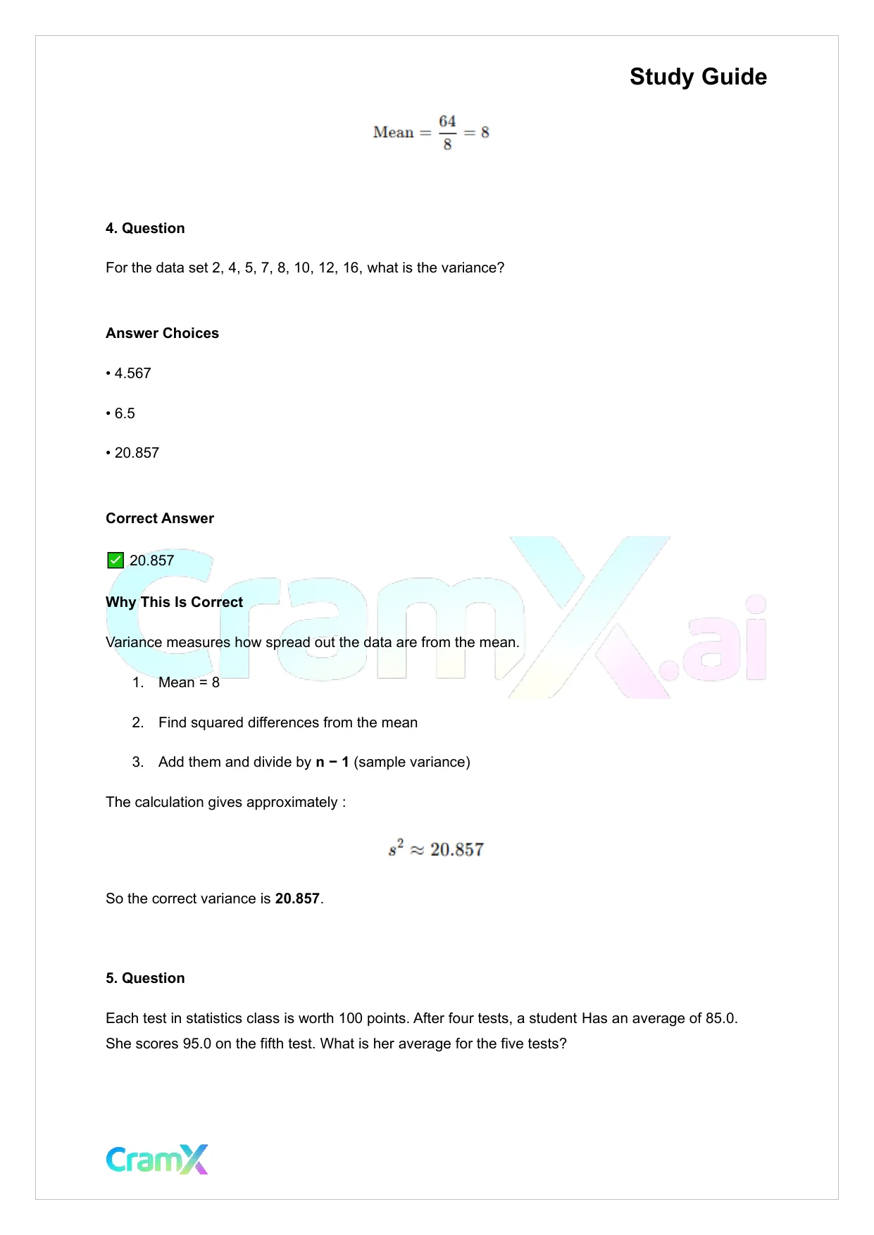 Statistics - Cummulative Reviews - Page 3 preview image