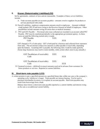 Fundamental Accounting Principles, Volume 2, 14th Canadian Edition Lecture Notes - Page 14 preview image