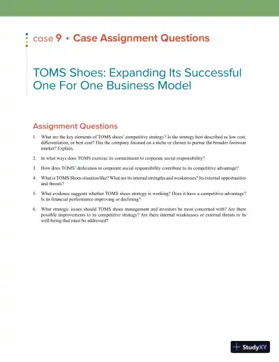 Solution Manual for Crafting and Executing Strategy: Concepts , 22nd Edition - Page 13 preview image