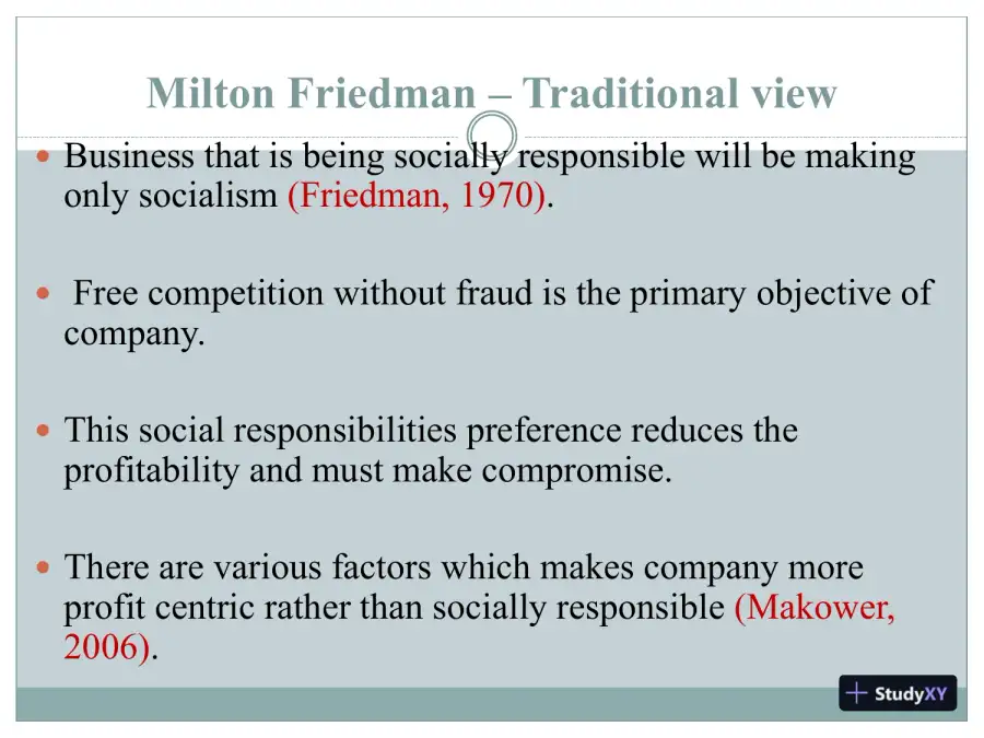 A Comparison Milton Friedman And Archie Carroll, page 3