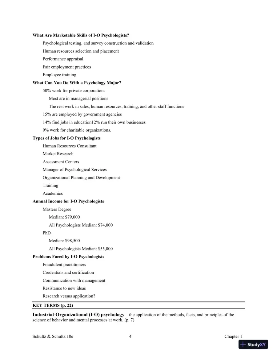 Test Bank For Psychology and Work Today, 10th Edition, page 8