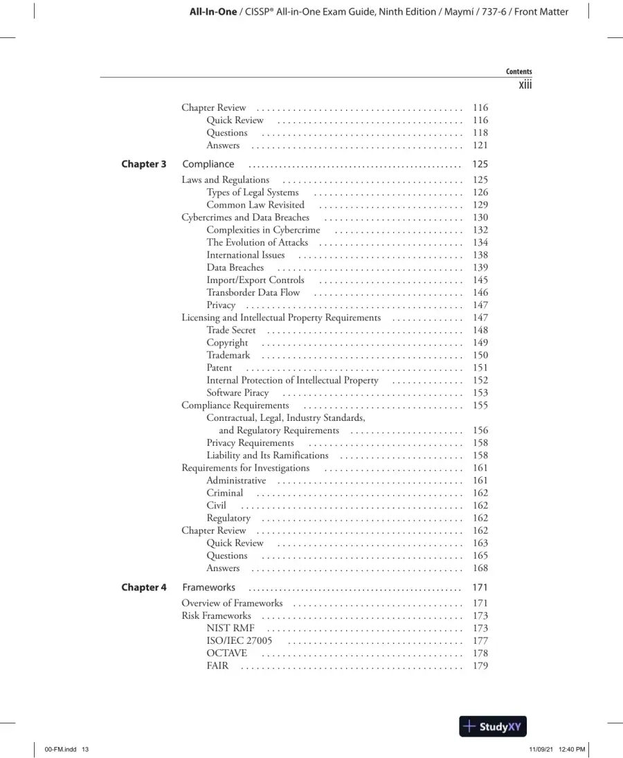 All in One CISSP Exam Guide (2022), page 15