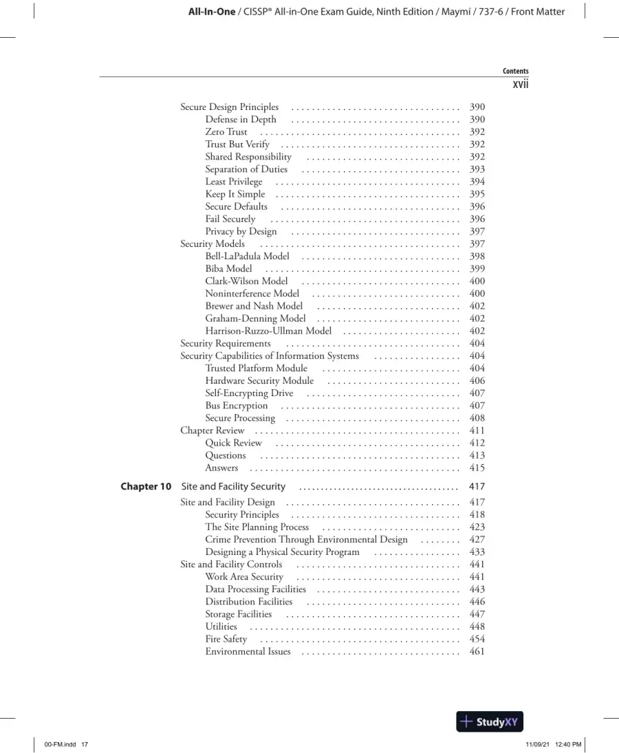 All in One CISSP Exam Guide (2022), page 19